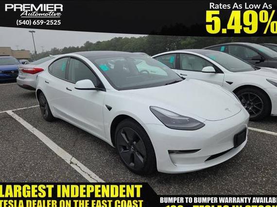 TESLA MODEL 3 2022 5YJ3E1EB8NF117588 image